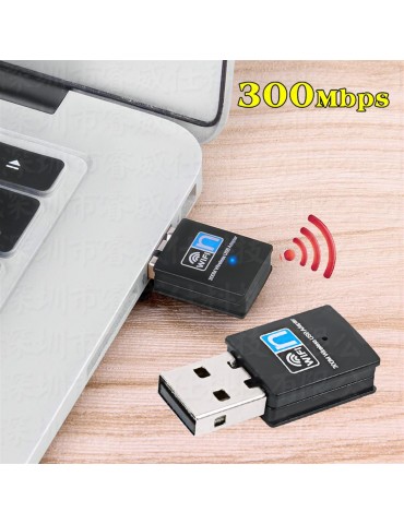 USB WIFI mini wireless card: 300M 2.4g external receiver and transmitter adapter RTL8192EU RTL8192EU