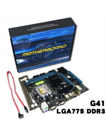 G41 Desktop Computer Motherboard LGA 775 DDR3 Support Dual Core Quad Core CPU