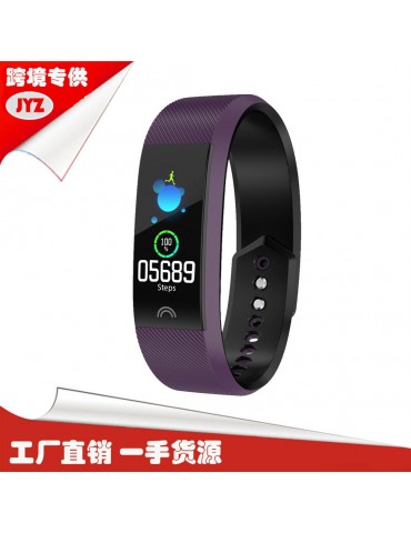 F6 smart bracelet heart rate blood pressure monitor heart rate sleep health watch multi-functional universal bracelet pink