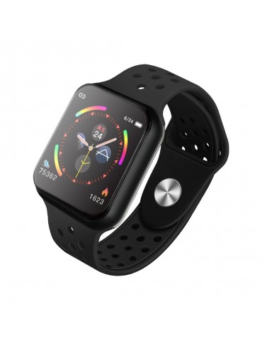 F9 color screen smart bracelet full touch bluetooth sports watch bracelet silver + white and black