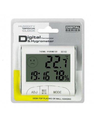 Digital Thermometer Hygrometer Humidity Meter Temperature Meter LCD Display