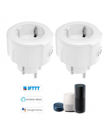 Wifi Smart Socket Plug EU Type-E Support APP Remote Control Timing Function Voice Control