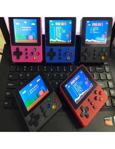 Nes8-bit FC handheld with built-in 500 and 1SUP mini game red