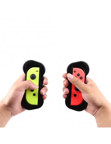 Switch 2 in 1 grip small gamepad grip NS left and right gamepad grip 2 in black 2 in black